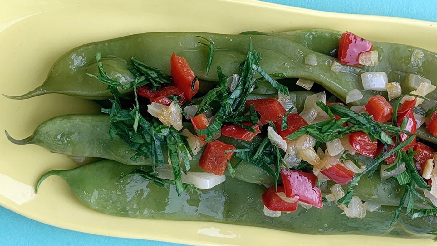 Mousse di cipolla con prezzemolo napoletano