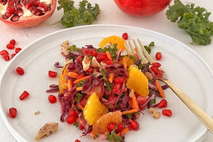 Rezept: Rohkostsalat mit Granatapfel