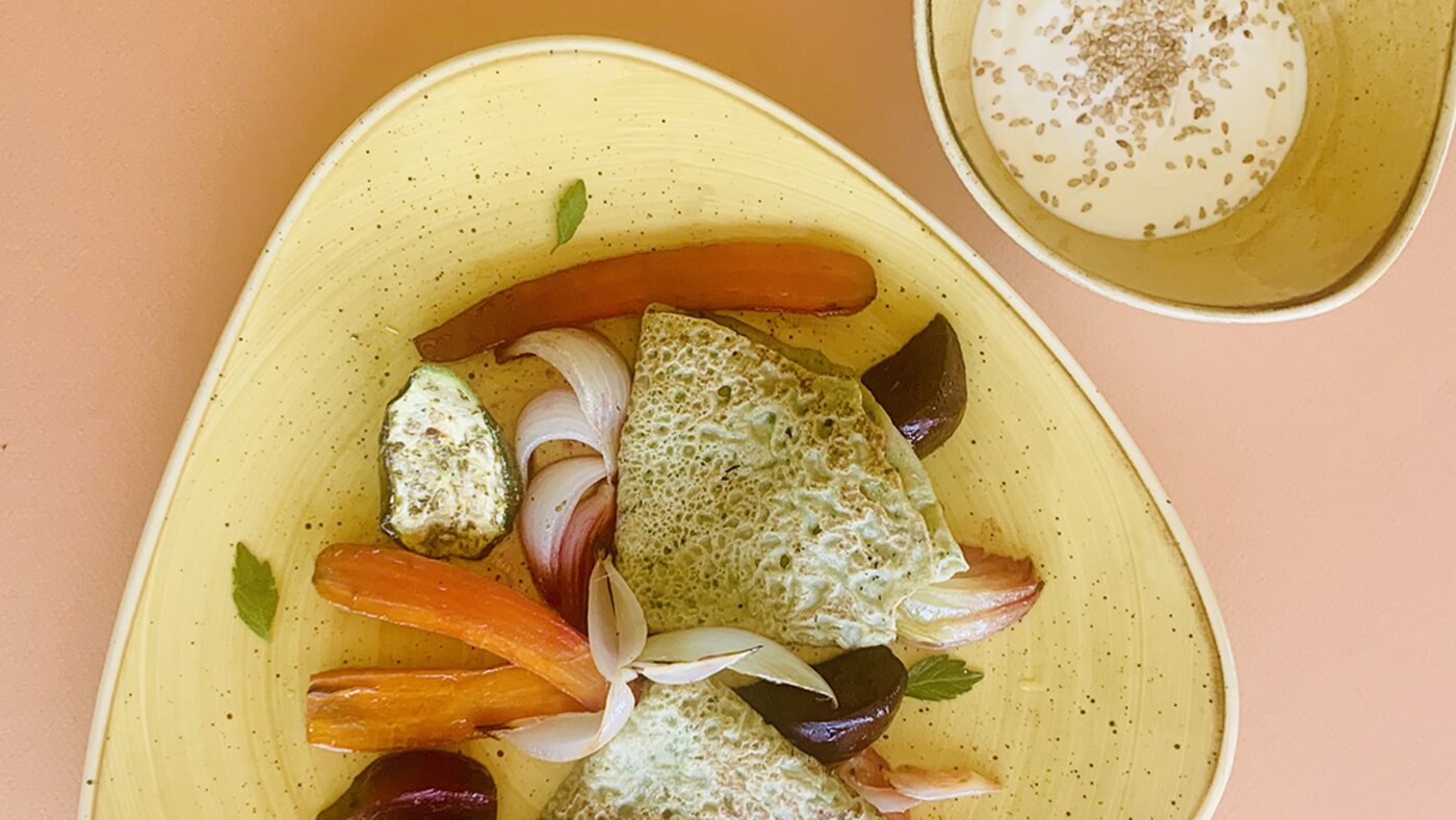 Crêpes à l’égopode podagraire
