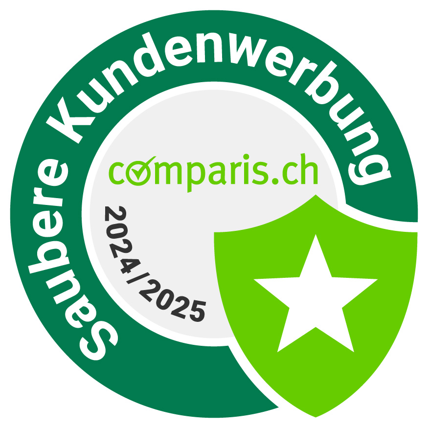 Comparis - Saubere Kundenwerbung Comparis - Saubere Kundenwerbung, Hand mit Daumen nach oben