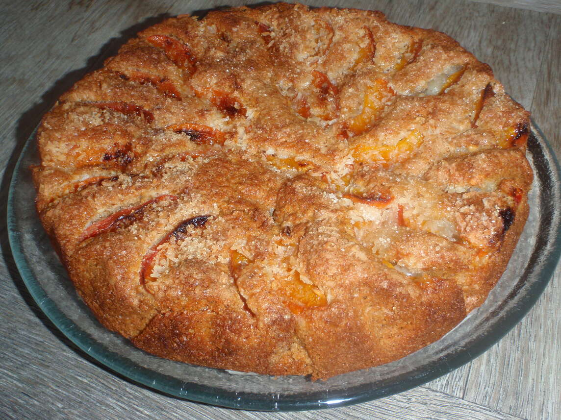 Gâteau aux abricots végan