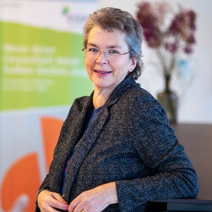 Customer adviser Arlette Erard