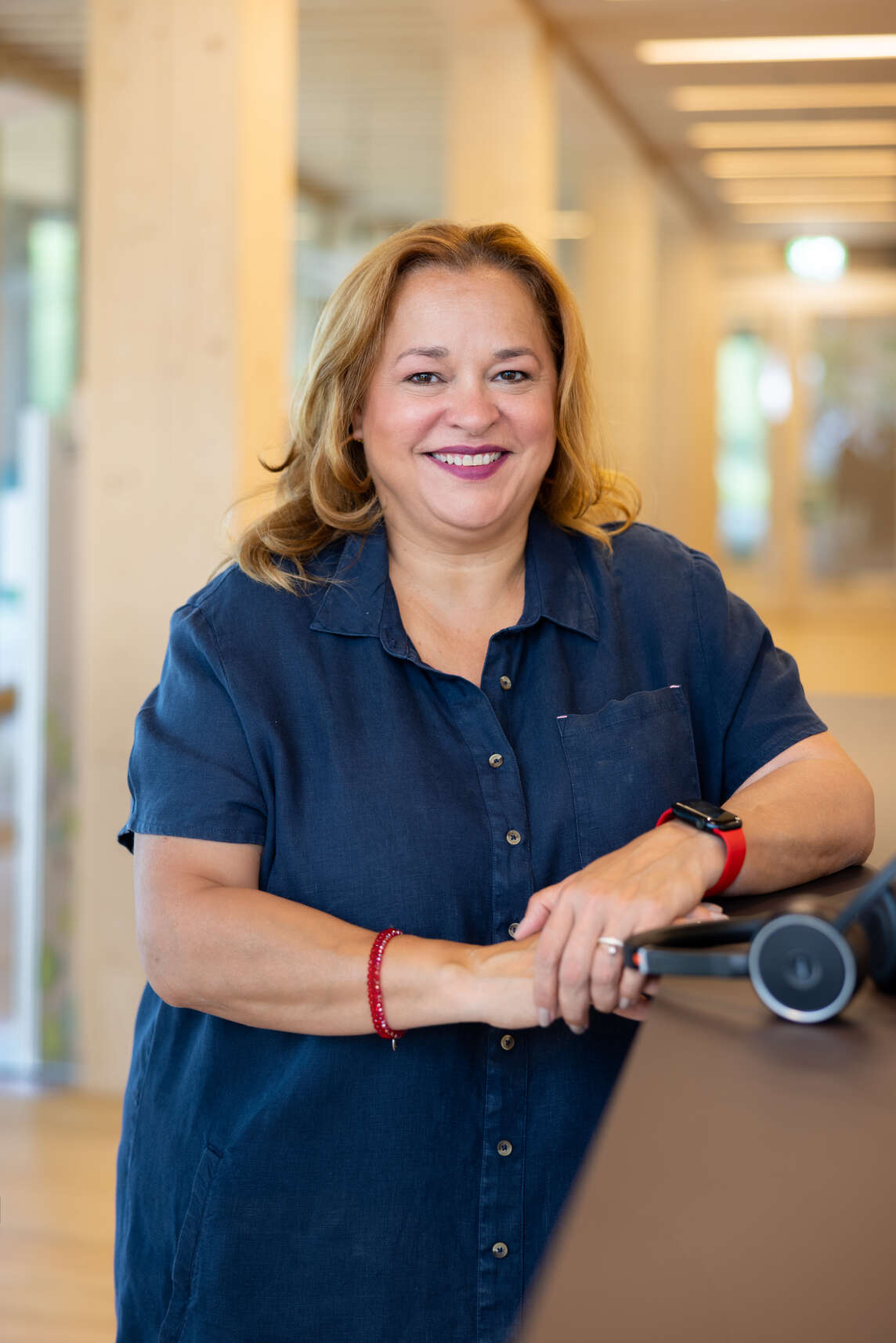 Receptionist Claudia Hänggi