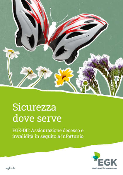 Flyer für EGK UTI italienisch