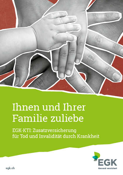 Flyer für EGK-KTI De Flyer für EGK-KTI De