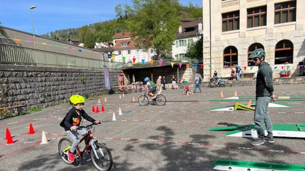 Parcours vélo à Grellingen